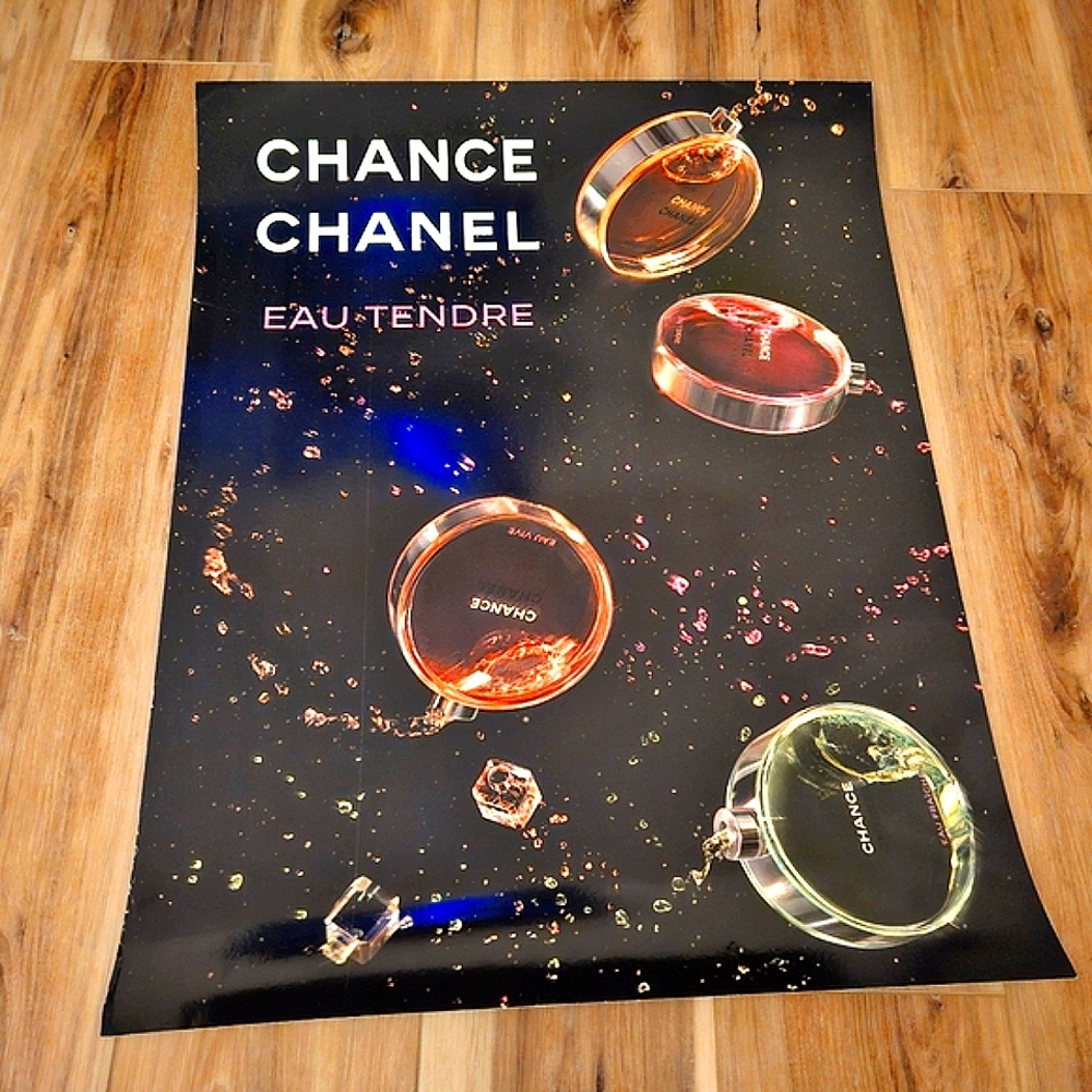 Chanel poster Chanel Chance perfume poster Luxury Room Decor Wall Decor